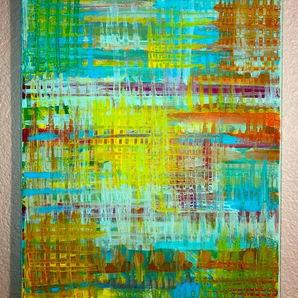 “Heartbeat” original artwork acrylic